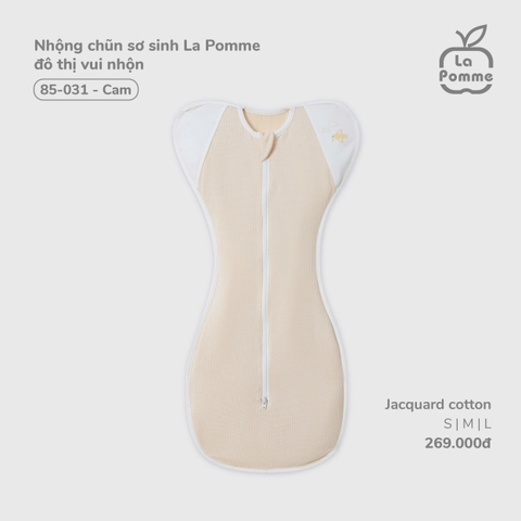 LP - Nhộng chũn sơ sinh La Pomme đô thị vui nhộn - Cam - SS25.T10B