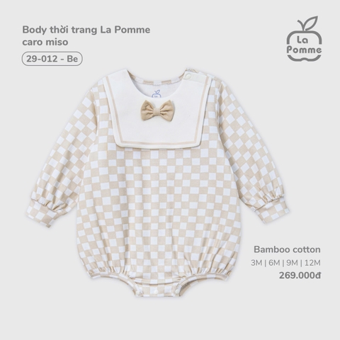 LP - Body thời trang La Pomme caro miso - Be - SS25.T10B