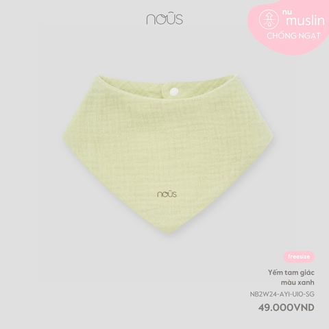 NOUS - Yếm tam giác màu xanh - SS25.T10C