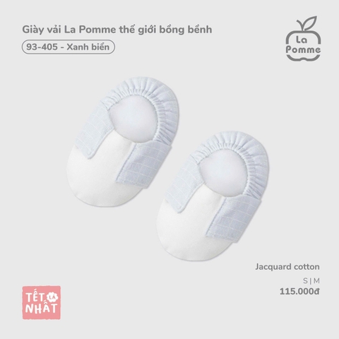LP - Giày vải La Pomme thế giới bồng bềnh - Xanh biển - M - SS25.TET