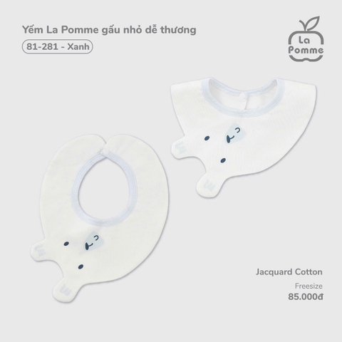 LP - Yếm La Pomme gấu nhỏ dễ thương - Xanh - FS - SS26.T1A