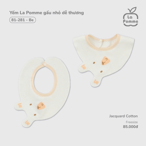 LP - Yếm La Pomme gấu nhỏ dễ thương - Be - FS - SS26.T1A