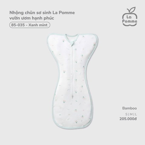 LP - Nhộng chũn sơ sinh La Pomme vườn ươm hạnh phúc - Xanh mint - L - SS26.T1A