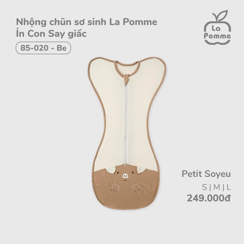 LP - Nhộng chũn sơ sinh La Pomme Ỉn Con Say giấc - Be - L - SS26.GM