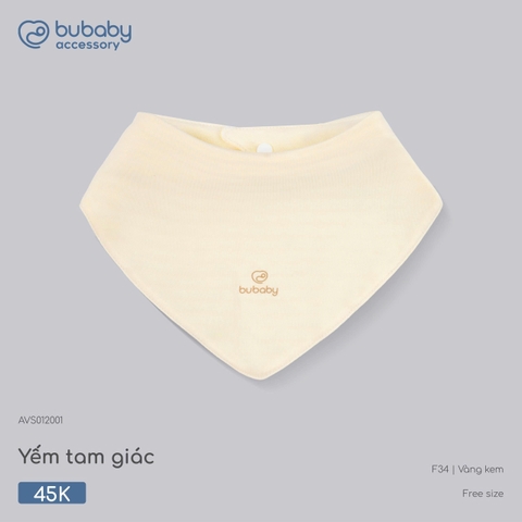 BU - Yếm tam giác - AVS012001 - Vàng kem - Free size - SS26.T6A