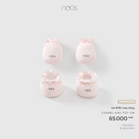 NOUS - Set BTBC màu hồng - Newborn - SS26.T6A