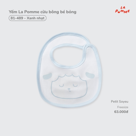 LP - Yếm La Pomme cừu bông bé bỏng - Xanh nhạt - FS - SS26.T7A