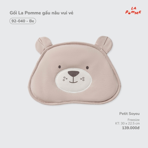 LP - Gối La Pomme gấu nâu vui vẻ - Be - FS - SS26.T7A