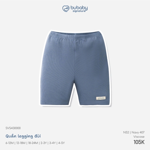 BU - Quần legging đùi - SVS430000 - Navy 407 - 2-3Y - SS26.T8B