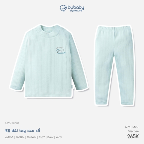 BU - Bộ dài tay cao cổ - SVS110900 - Mint - 18-24M - SS26.T8C