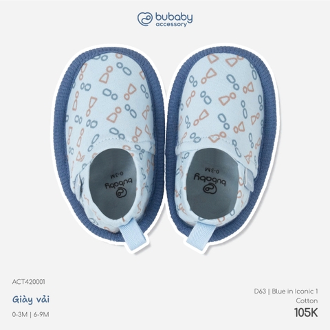 BU - Giày vải - ACT420001 - Blue in Iconic 1 - 0-3M - SS26.T8C