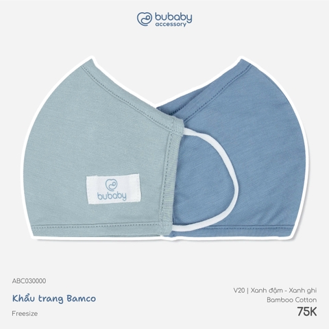 BU - Khẩu trang Bamco - ABC030000 - Xanh đậm+xanh ghi - Free size - SS26.T8C