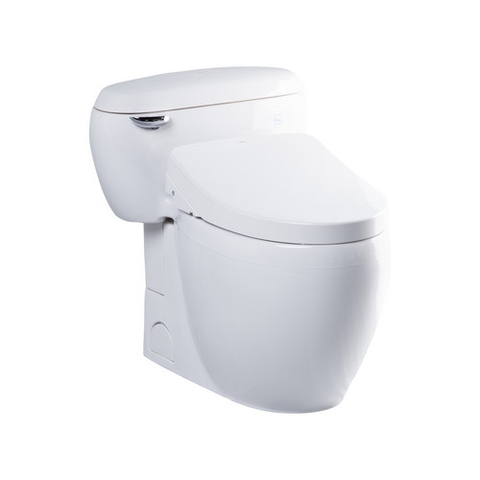 Bồn cầu một khối TOTO MS366W11 kèm nắp rửa điện tử Washlet