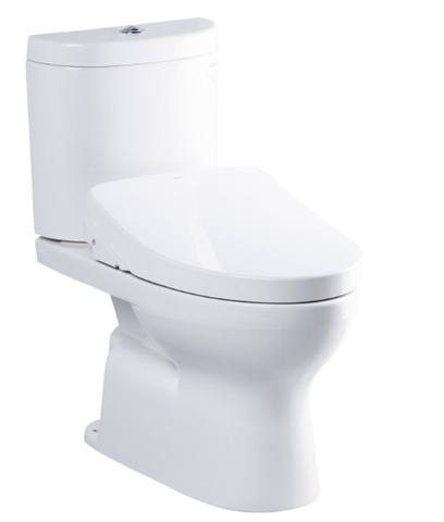 Bồn cầu hai khối TOTO CS325DRW11 kèm nắp rửa điện tử Washlet