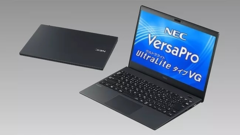 Laptop VersaPro UltraLite type VG của NEC mới ra mắt: trọng lượng siêu nhẹ và thời lượng pin siêu cao