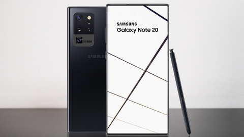 Galaxy Note 20 có thể sử dụng cụm camera trước ẩn dưới màn hình