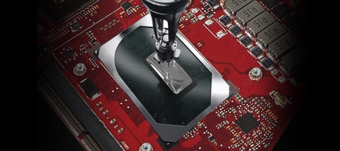 Asus sử dụng keo Liquid Metal để hỗ trợ tản nhiệt