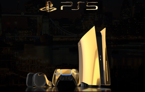 Chiếc PlayStation 5 bằng vàng 24K cực xa xỉ này sẽ 