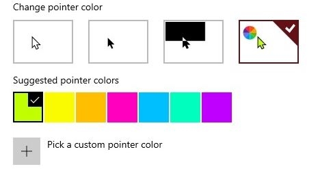 Cách tuỳ biến con trỏ chuột.