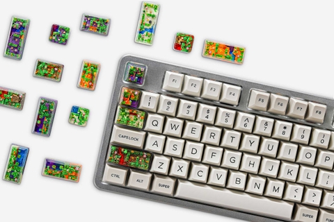 Cận cảnh những chiếc Keycap tuyệt đẹp dành cho các fan Mario trên PC, giá từ 1 triệu đồng