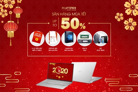 SĂN HÀNG MÙA TẾT - SIÊU SALE CHÍNH HÃNG - LAPTOPNEW