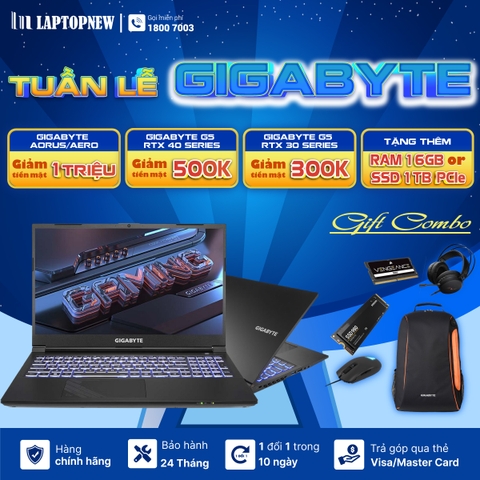 TUẦN LỄ GIGABYTE - SĂN QUÀ THOẢI MÁI