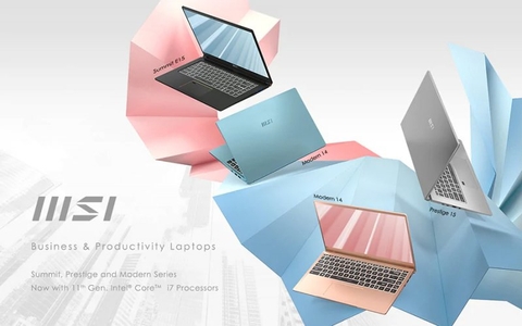 MSI trình làng dòng sản phẩm laptop 