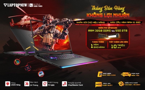 THÁNG BÁN HÀNG - KHÔNG LỢI NHUẬN