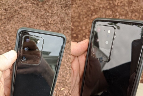 Galaxy S20 Ultra gặp sự cố nứt kính camera sau