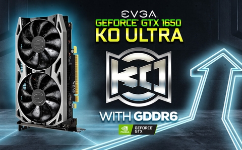 EVGA trình làng GeForce GTX 1650 KO Ultra với bộ nhớ GDDR6 & Turing NVENC