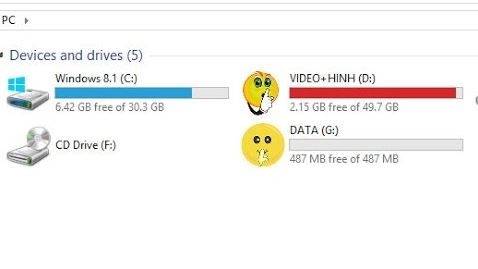 Thay đổi tên ổ đĩa - Dễ nhớ, dễ phân biệt.