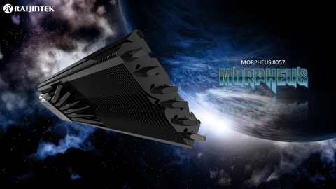 Raijintek giới thiệu tản nhiệt khí cao cấp Morpheus 8057 dành riêng cho card màn hình AMD NAVI và NVIDIA Turing 