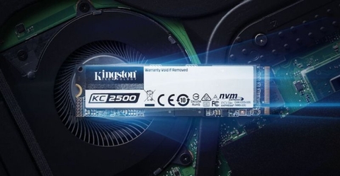 Kingston ra mắt ổ SSD NVMe PCIe KC2500 thế hệ mới