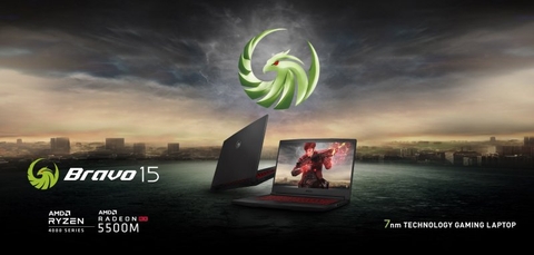Laptop MSI Bravo 15, Bravo 17 - CPU AMD Ryzen 5000 series, Radeon RX 5500M mới nhất
