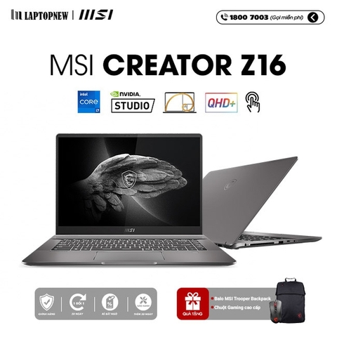 [REVIEW SẢN PHẨM] - LAPTOP MSI CREATOR Z16