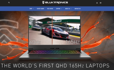 Xuất hiên chiếc laptop 1440p 165Hz đầu tiên trên thế giới