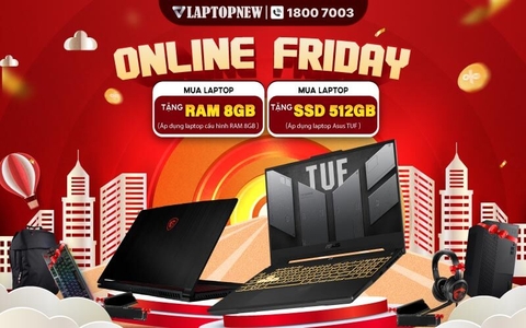 OnlineFriday tại LAPTOPNEW 