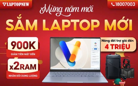 MỪNG NĂM MỚI - SẮM LAPTOP MỚI