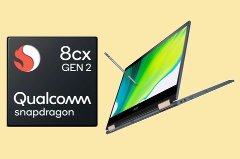 Qualcomm công bố Snapdragon 8cx Gen 2 5G cho laptop, với Acer Spin 7 là chiếc máy đầu tiên sử dụng