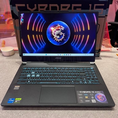 Laptop MSI Cyborg 15 A12UCX 618VN | CPU i5-12450H | RAM 16GB DDR4 | SSD 512GB PCIe | VGA RTX 2050 4GB | 15.6 FHD IPS & 144Hz | Win11