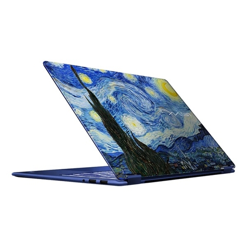 Laptop MSI Prestige 14 Flip AI+ Vincent Van Gogh Edition The Starry Night | CPU Ultra X9-378H | RAM 32GB LPDDR5X | SSD 1TB PCIe | VGA Onboard | 14.0 WUXGA OLED, 120% sRGB, Touch cảm ứng | Win11. Part: 259VN