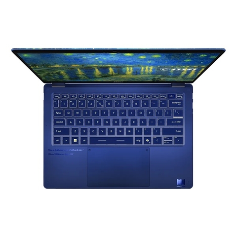 Laptop MSI Prestige 14 Flip AI+ Vincent Van Gogh Edition The Starry Night Over the Rhone | CPU Ultra X9-378H | RAM 32GB LPDDR5X | SSD 1TB PCIe | VGA Onboard | 14.0 WUXGA OLED, 120% sRGB, Touch cảm ứng | Win11.  Part: 260VN