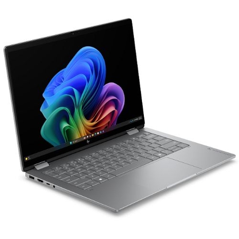 Laptop Hp Omnibook X Flip 14 | CPU Ultra 7-355 | RAM 16GB LPDDR5x | SSD 1TB PCIe | VGA Onboard | 14.0 WUXGA Oled, Touch cảm ứng, xoay 360 độ, 100% DCI-P3 | Win11 | Part: U71610T