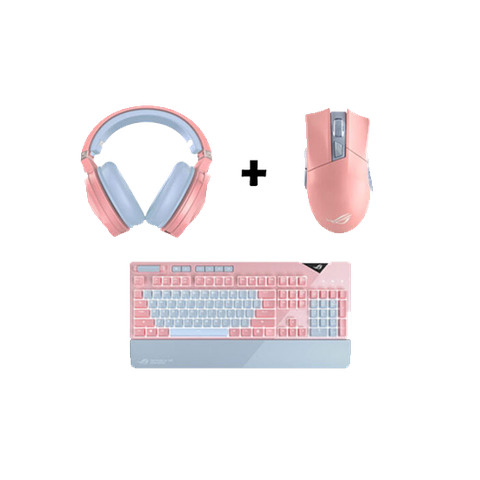 COMBO GEAR ROG PINK Limited (Mouse, Keyboard, Headset) - ASUS
