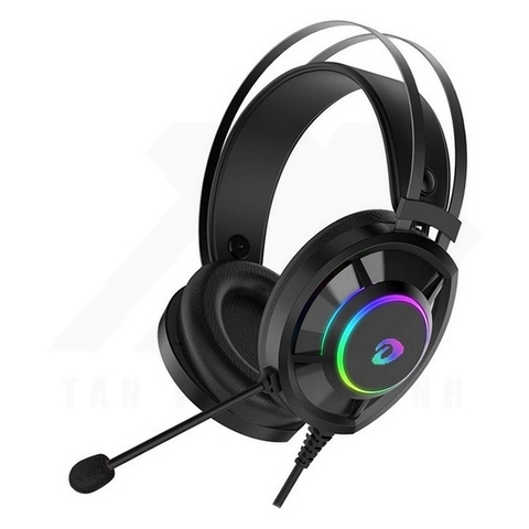 Headset Gaming EH469 with RGB led, OverEar (Black) - DAREU