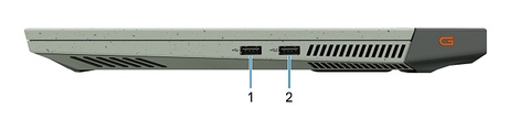 Laptop Dell G5 5511 P105F006BGR - cổng kết nối phải