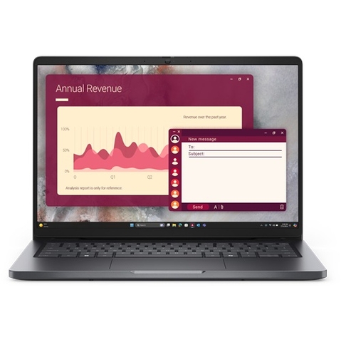 Laptop Dell Pro 14 | CPU Core 5-220U | RAM 16GB DDR5 | SSD 512GB PCIe | VGA Onboard | 14.0 WUXGA IPS | Win11. Part: C51651
