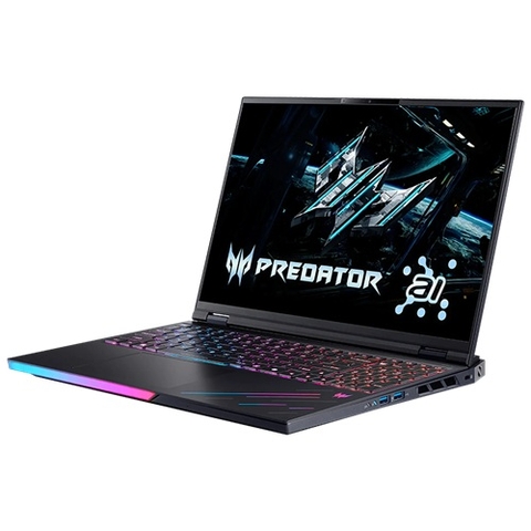 Laptop Acer Predator Helios 16 AI U93240G59 | CPU Ultra 9-275HX | RAM 32GB DDR5 | SSD 4TB PCIe | VGA RTX 5090 24GB | 16.0 QHD 2K5 OLED, 100% DCI-P3 & 240Hz | Win11 Pro