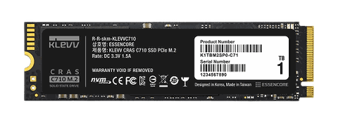 SSD 1TB M.2 PCIe Gen 3x4 - KLEVV C710