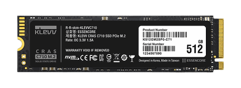 SSD 512GB M.2 PCIe Gen3x4 - KLEVV C710